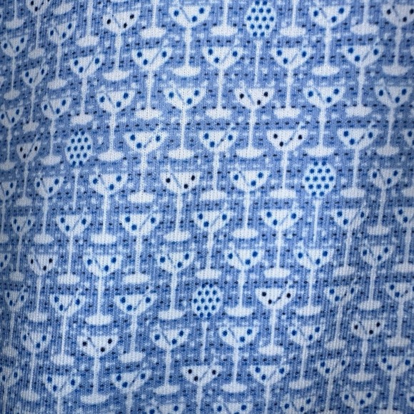 Peter Millar Crown Sport Sun Hoodie Womens L Blue UPF 50+ Golf Pullover - Picture 5 of 6